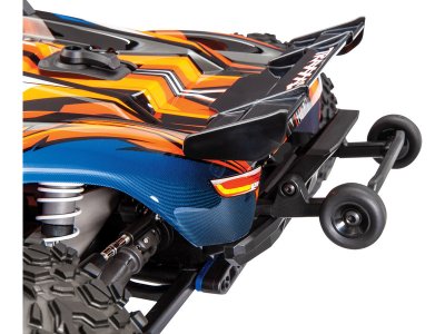 Traxxas Rustler 1:10 VXL 4WD TQi RTR oranžový