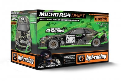 Micro RS4 Drift RTR Nissan Skyline GT-R - Fail Crew