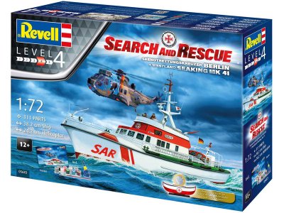 Revell SAR DGzRS Arkona + Westland Sea King Mk 41 (1:72) (Gift-Set)