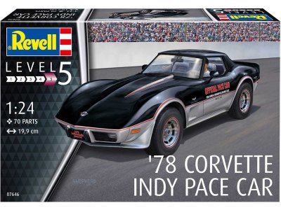 Revell Chevrolet Corvette 1978 Indy Pace Car (1:24) (set)