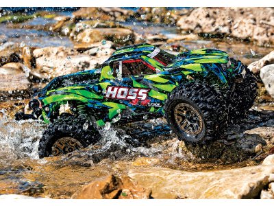 Traxxas Hoss 1:10 VXL 4WD TQi RTR zelený