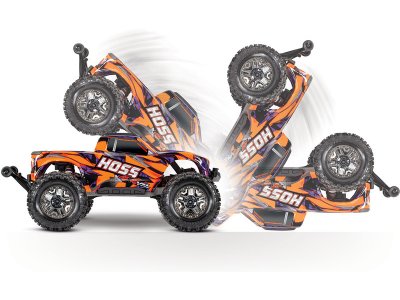 Traxxas Hoss 1:10 VXL 4WD TQi RTR oranžový