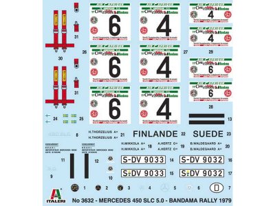 Italeri 3632 MB 450SLC Rallye