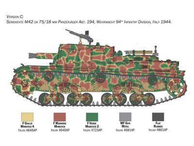 Italeri 6569 Tank M42 75/18 1: