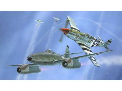 Revell 63711 Me262 + P-51B
