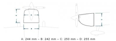 73" Laser 1850mm 35cc Červeno-Bílý