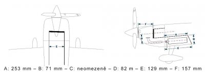 73" Laser 1850mm 35cc Červeno-Bílý