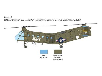 Italeri P2774 iasecki H-21C Fl