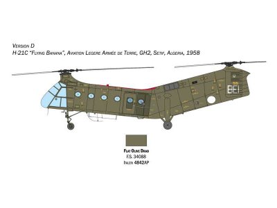 Italeri P2774 iasecki H-21C Fl