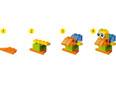 LEGO Classic - Průhledné kreativní kostky