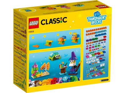 LEGO Classic - Průhledné kreativní kostky