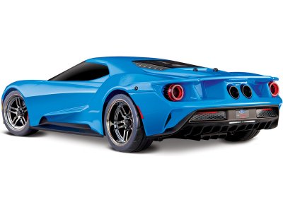 Traxxas Ford GT 1:10 TQi RTR Grabber modrý