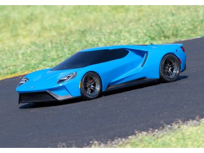 Traxxas Ford GT 1:10 TQi RTR Grabber modrý