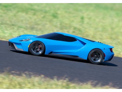 Traxxas Ford GT 1:10 TQi RTR Grabber modrý