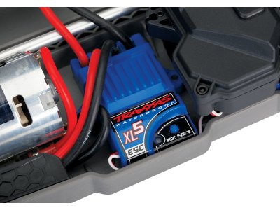 Traxxas Ford GT 1:10 TQi RTR Grabber modrý