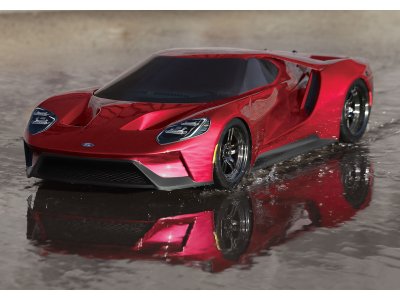 Traxxas Ford GT 1:10 TQi RTR Grabber modrý