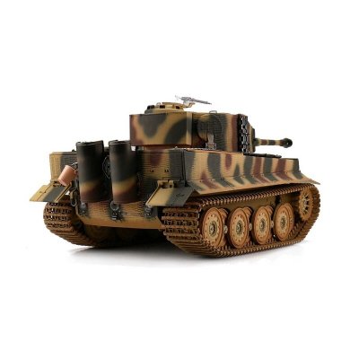 TORRO tank 1/16 RC Tiger I pozdní verze vícebarevná kamufláž - infra IR - Servo