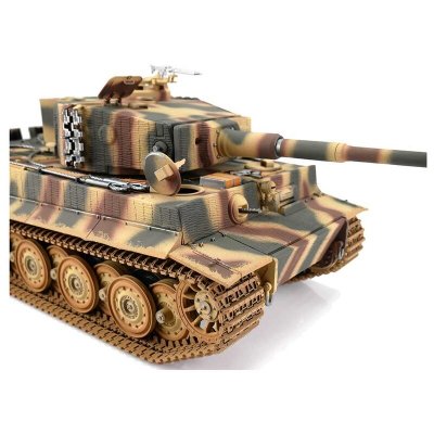 TORRO tank 1/16 RC Tiger I pozdní verze vícebarevná kamufláž - infra IR - Servo