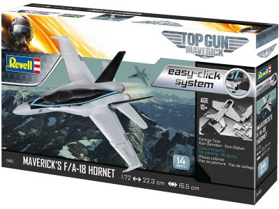 Revell 64965 EasyClick Maverick's F/A-18 Hornet Top Gun (1:72) (sada)