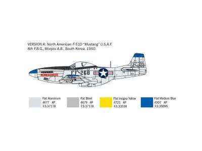 Italeri 1452 F-51D Korean 1:72