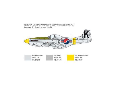 Italeri 1452 F-51D Korean 1:72