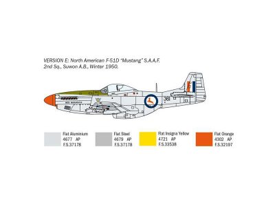 Italeri 1452 F-51D Korean 1:72