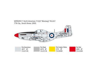 Italeri 1452 F-51D Korean 1:72