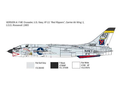 Italeri 1456 F-8E Crusader 1:7