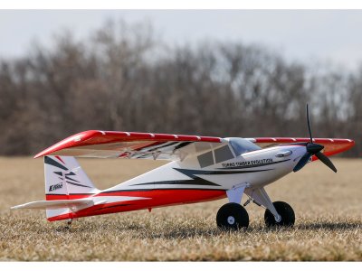 E-flite Turbo Timber Evolution 1.5m BNF Basic, plováky