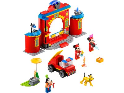 LEGO Disney- Hasičská stanice a auto Mickeyho a přátel