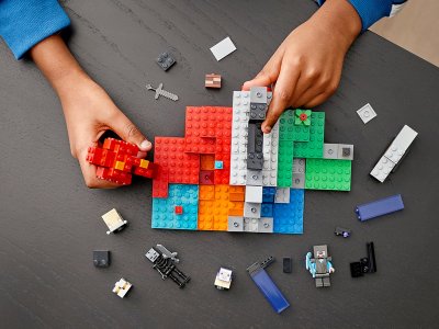 LEGO Minecraft - Zničený portál