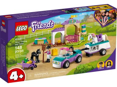 LEGO Friends - Auto s přívěsem a výcvik koníka