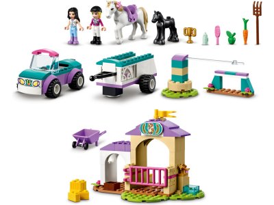 LEGO Friends - Auto s přívěsem a výcvik koníka