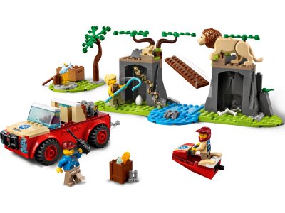 LEGO City - Záchranářský teréňák do divočiny