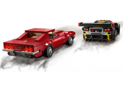 LEGO Speed Champions - Chevrolet Corvette C8.R a 1968 Chevrolet Corvette