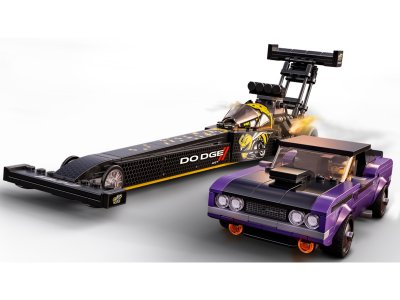 LEGO Speed Champions - Mopar Dodge//SRT Top Fuel Dragster a 1970 Dodge Challenger T/A