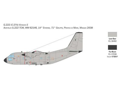 Italeri 1450 C-27A Spartan/G.2
