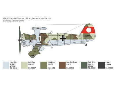 Italeri 2819 Henschel Hs 123 1