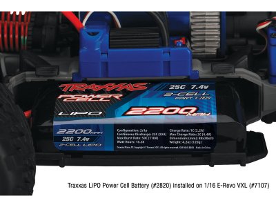 Traxxas E-Revo 1:16 VXL TQi RTR modré