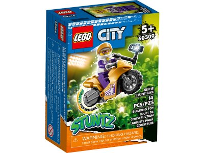 LEGO City - Kaskadérská motorka se selfie tyčí