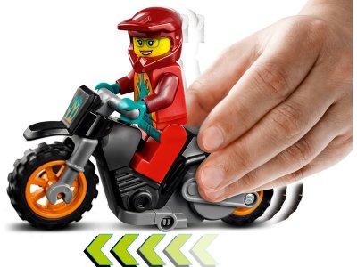 LEGO City - Ohnivá kaskadérská motorka