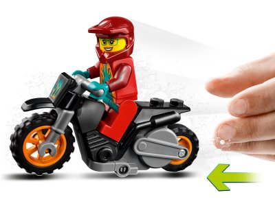 LEGO City - Ohnivá kaskadérská motorka