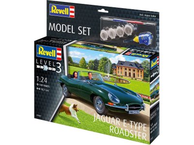 Revell Jaguar E-Type Roadster (1:24) (sada)