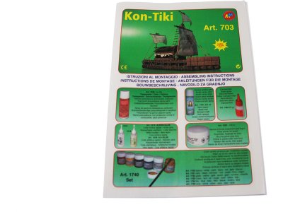 Mantua Model Kontiki 1:18 kit