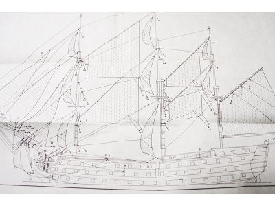 Mantua Model HMS Victory Panart 1:78 kit