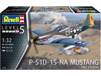 Revell 03838 P-51 D Mustang 1/