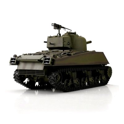 TORRO tank 1/16 RC M4A3 Sherman zelená kamufláž - BB Airsoft+IR