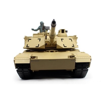 TORRO tank 1/16 RC M1A Abrams písečná kamufláž - BB Airsoft+IR (kovové pásy)