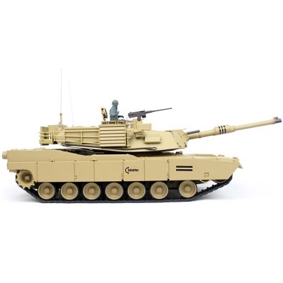 TORRO tank 1/16 RC M1A Abrams písečná kamufláž - BB Airsoft+IR (kovové pásy)