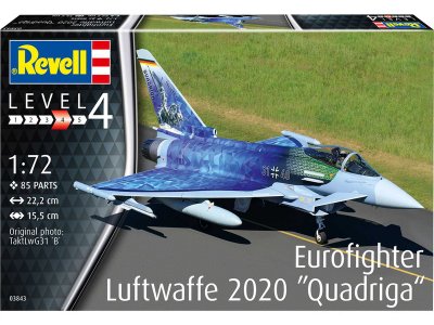 Revell 03843 Eurofighter Typhoon Luftwaffe 2020 Quadriga (1:72)